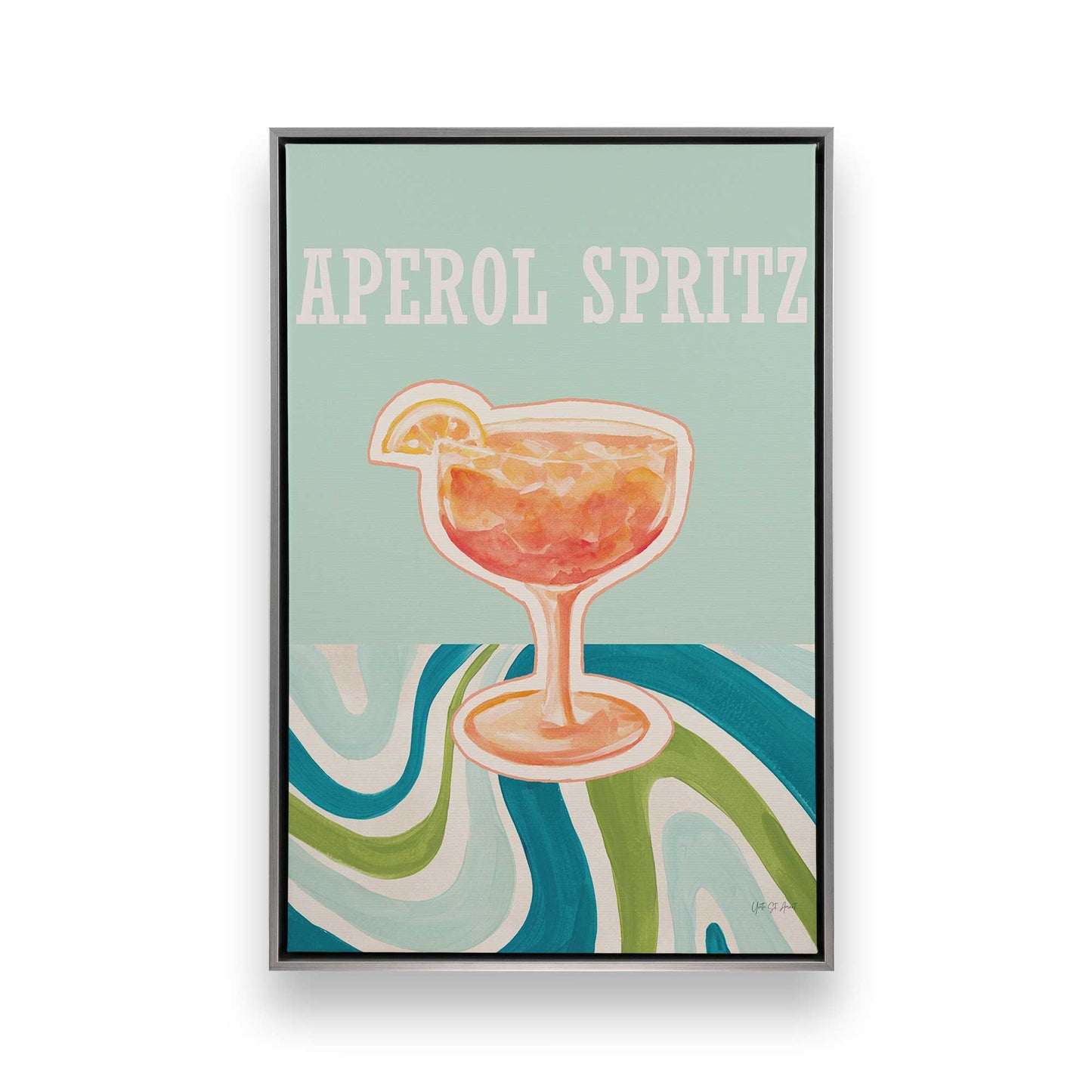 [Color:Polished Chrome], Picture of art in a Polished Chrome frame