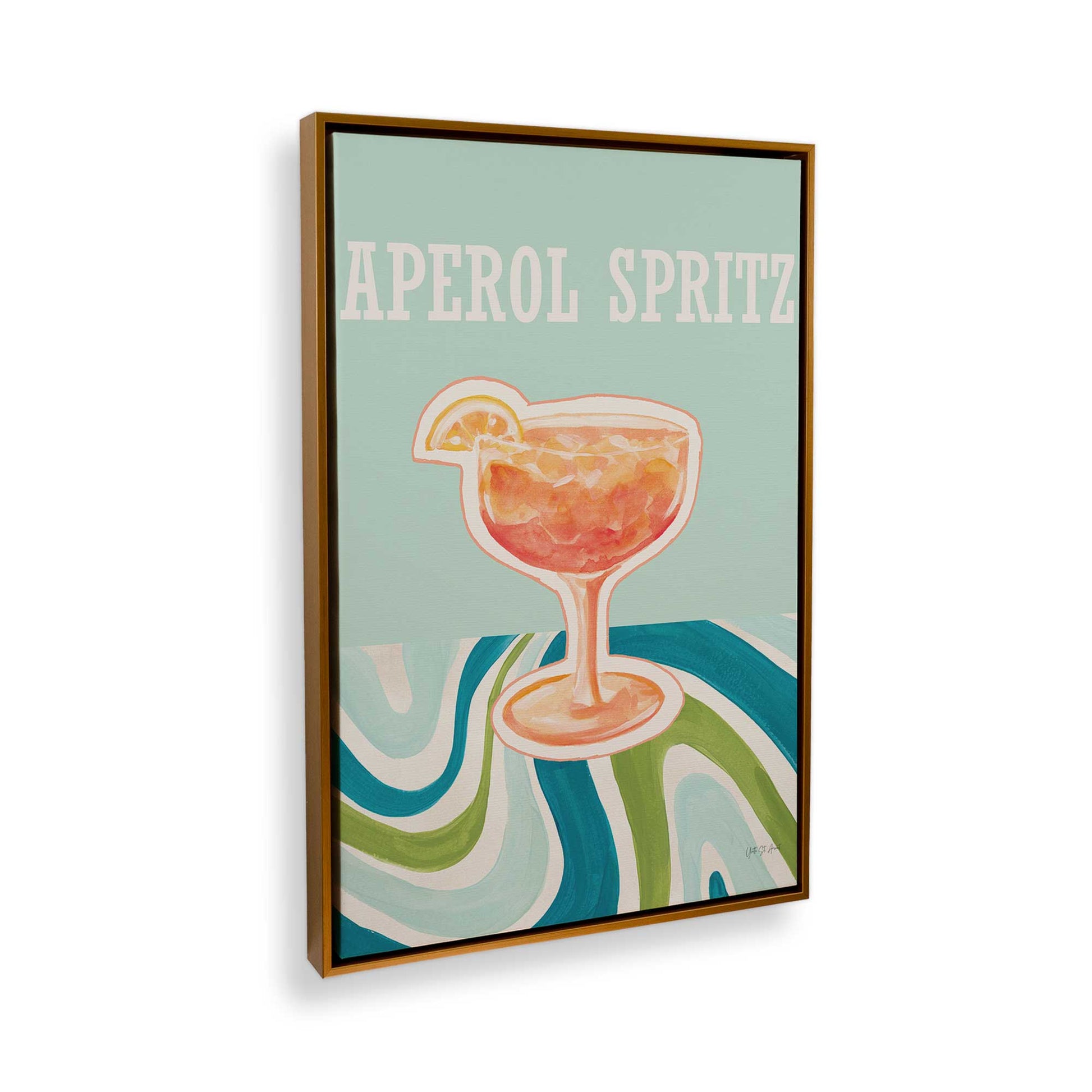 [Color:Polished Gold], Picture of the corner of the art