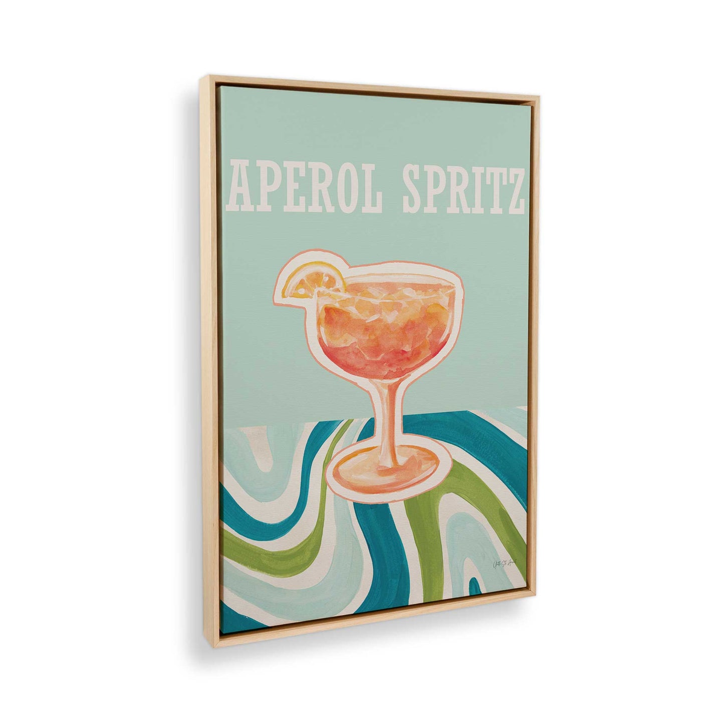 [Color:American Maple], Picture of the corner of the art