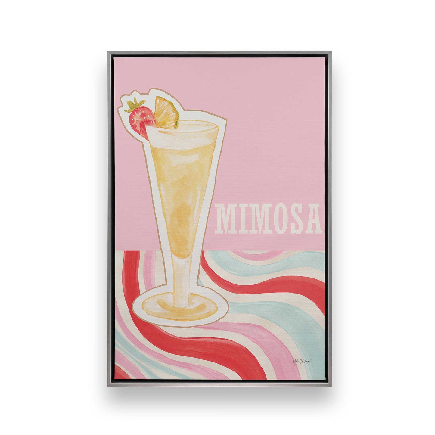 [Color:Polished Chrome], Picture of art in a Polished Chrome frame