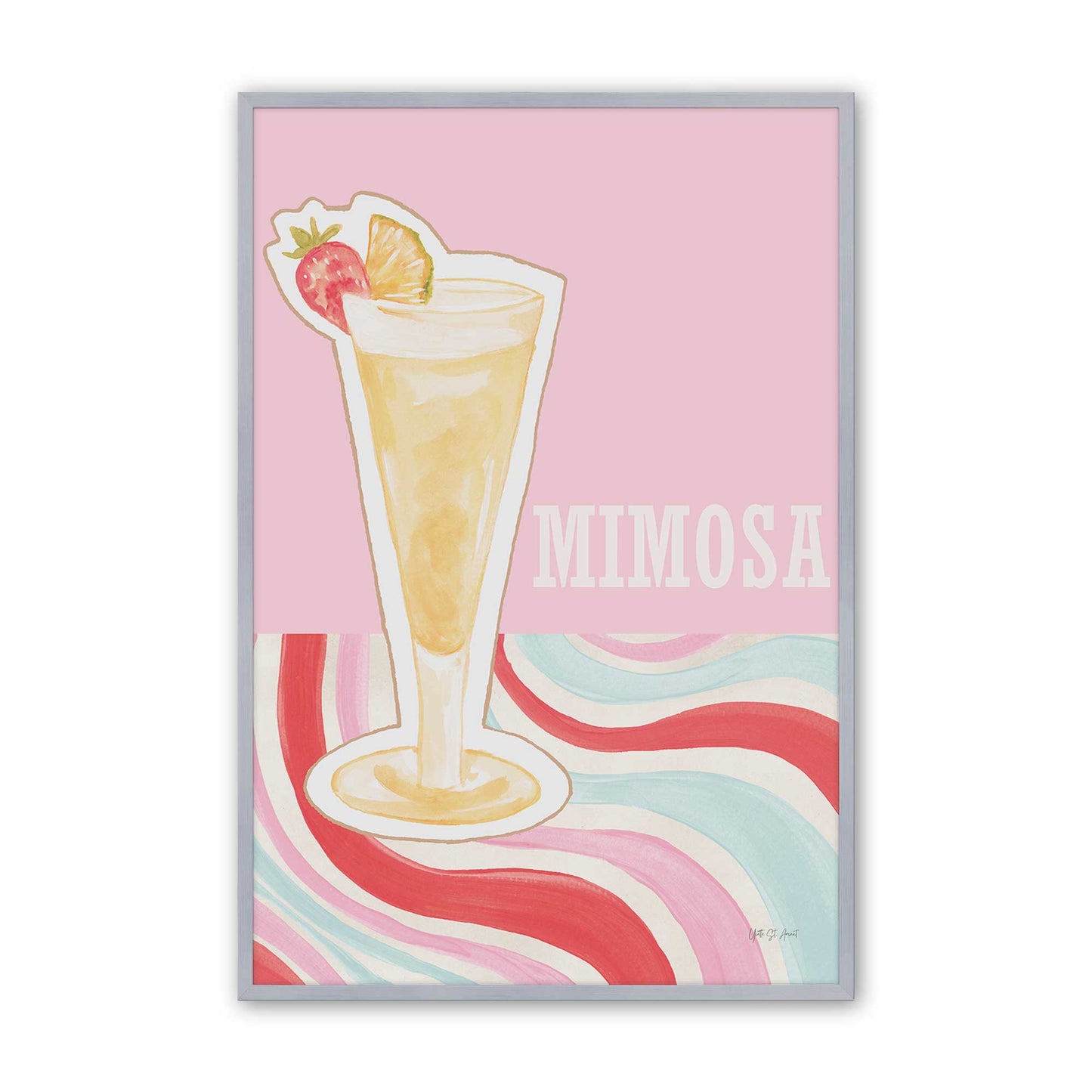 [Color:Polished Chrome], Picture of art in a Polished Chrome frame