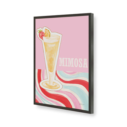 [Color:Satin Black], Picture of art in a Satin Black frame of the corner