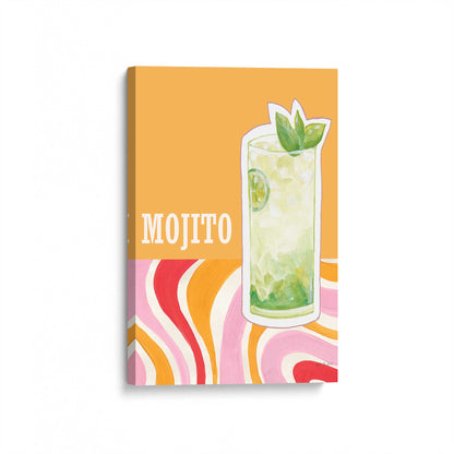 [Color:Stretched Canvas], Picture of art at an angle