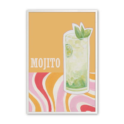 [Color:Opaque White], Picture of art in a Opaque White frame