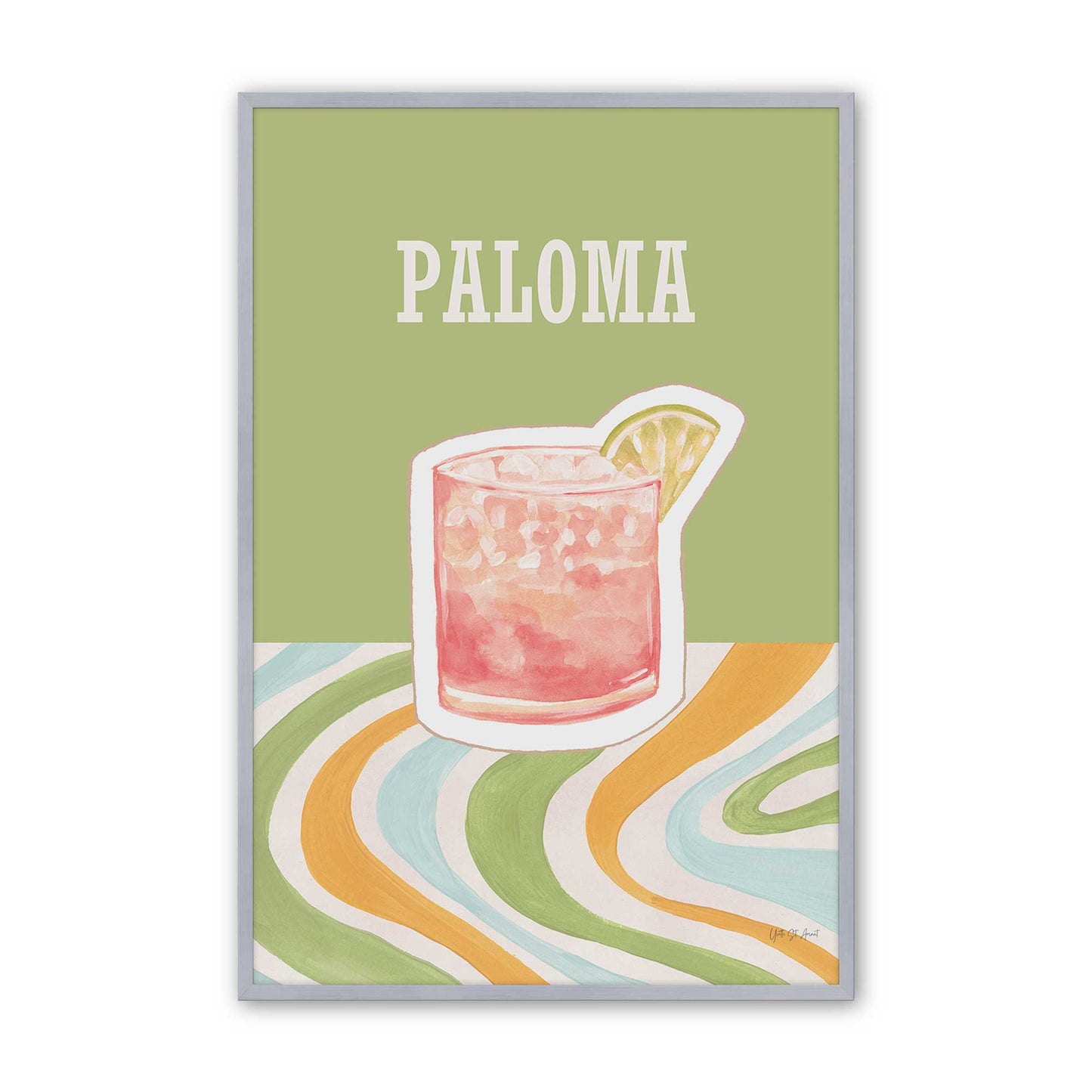 [Color:Polished Chrome], Picture of art in a Polished Chrome frame