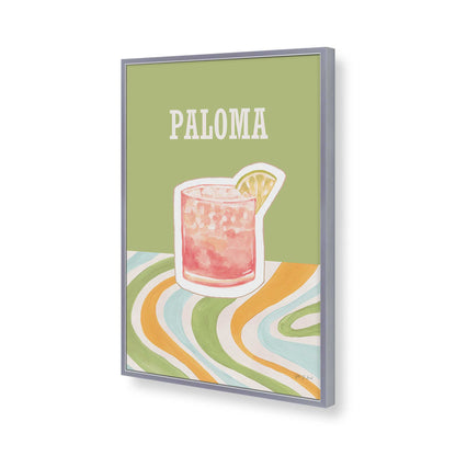 [Color:Polished Chrome], Picture of art in a Polished Chrome frame of the corner