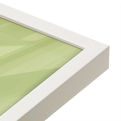 [Color:Opaque White], Picture of art in a Opaque White frame at an angle