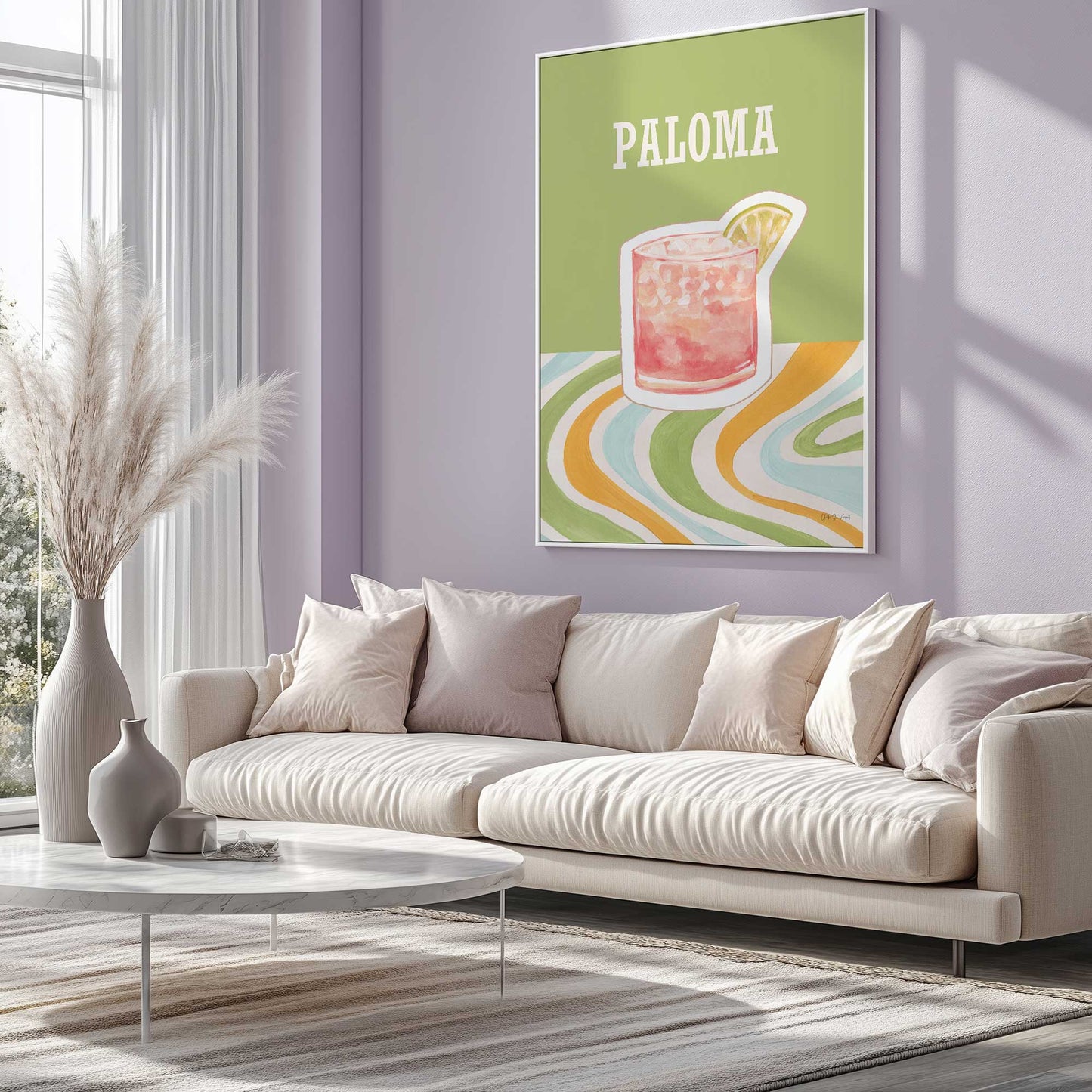 [SPECIAL],[LIFESTYLE], Picture of art hanging in a room