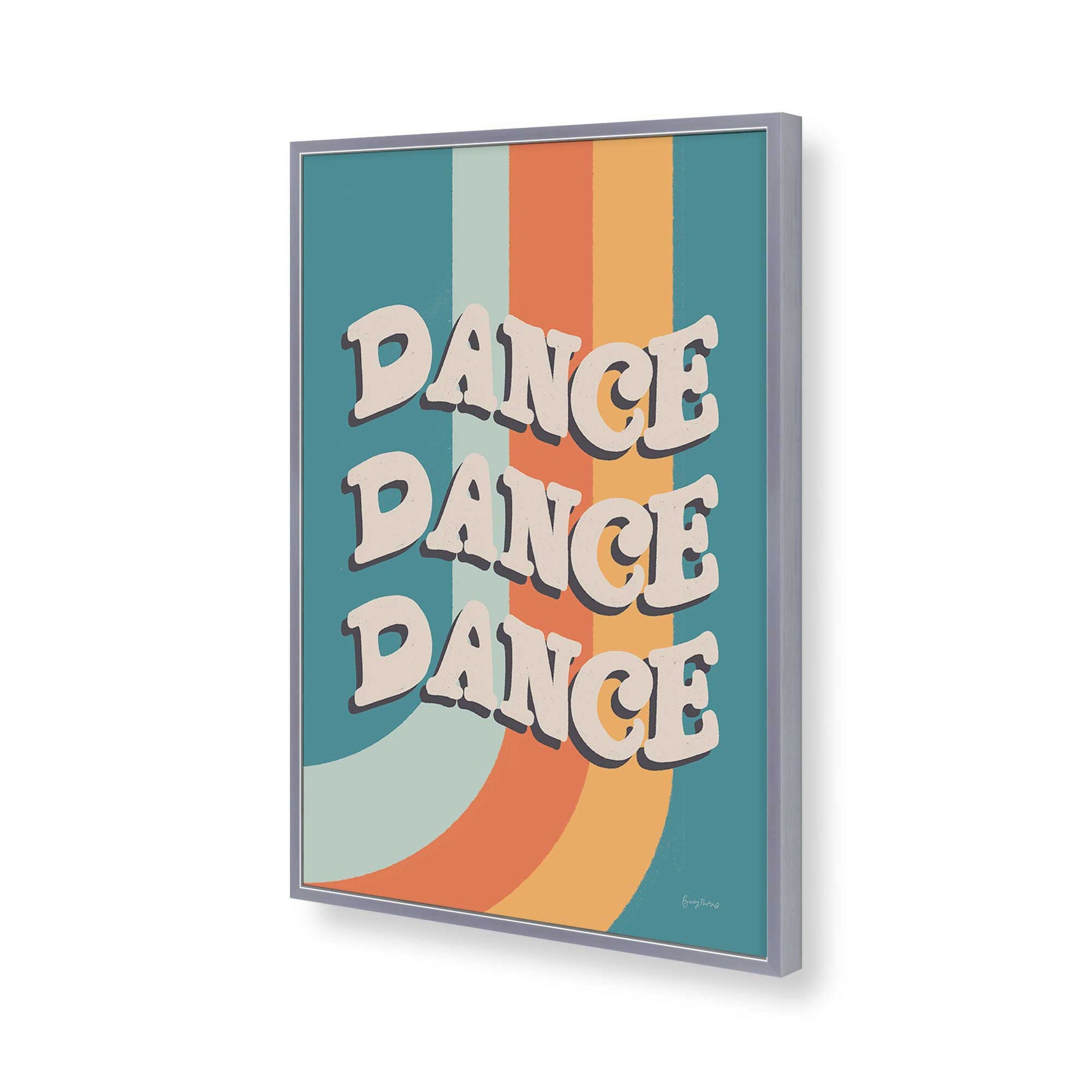[Color:Polished Chrome], Picture of art in a Polished Chrome frame of the corner