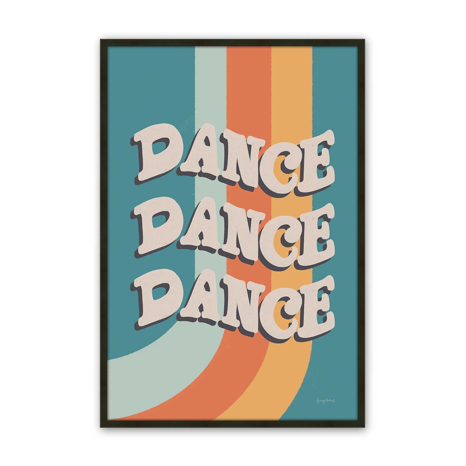 [Color:Satin Black], Picture of art in a Satin Black frame