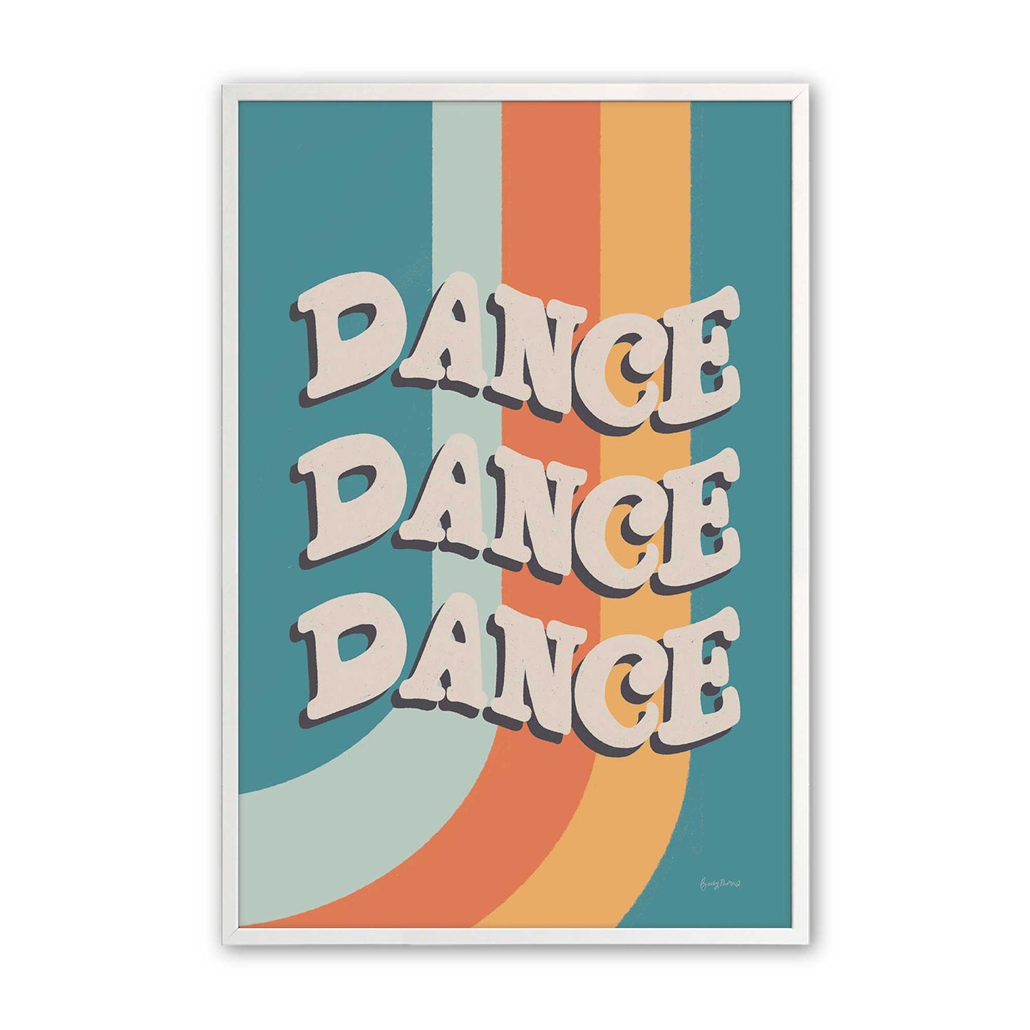 [Color:Opaque White], Picture of art in a Opaque White frame