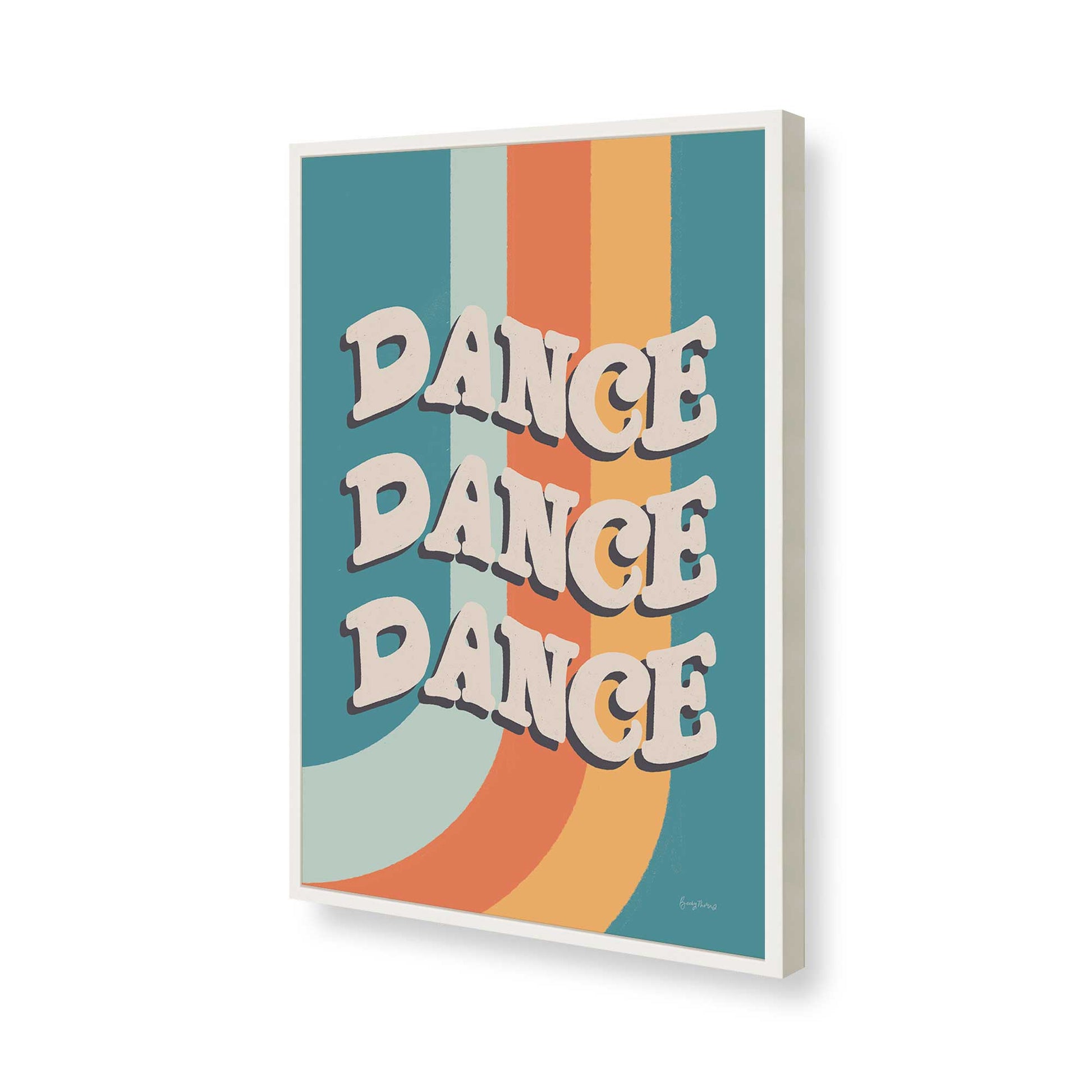 [Color:Opaque White], Picture of art in a Opaque White frame of the corner