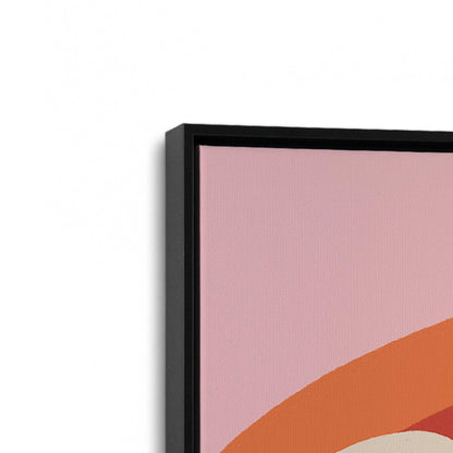 [Color:Satin Black], Picture of art in a Satin Black frame at an angle