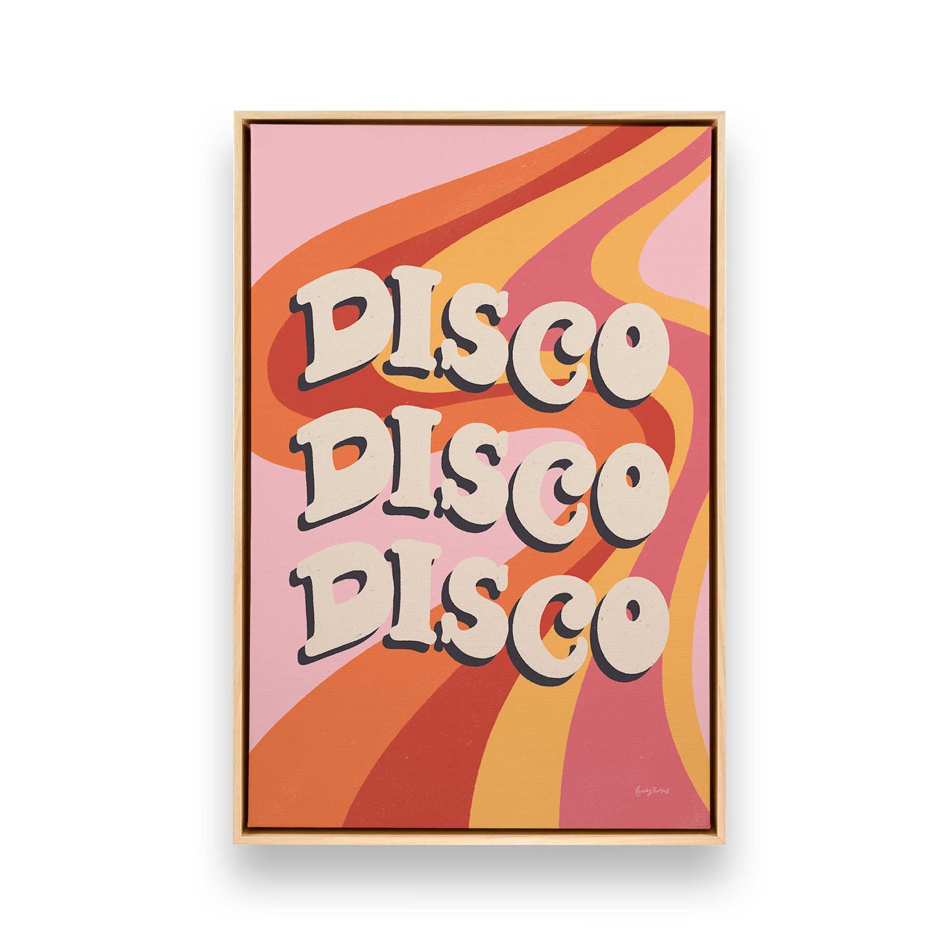 [Color:American Maple], Picture of art in a American Maple frame