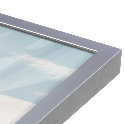 [Color:Polished Chrome], Picture of art in a Polished Chrome frame at an angle