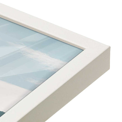 [Color:Opaque White], Picture of art in a Opaque White frame at an angle
