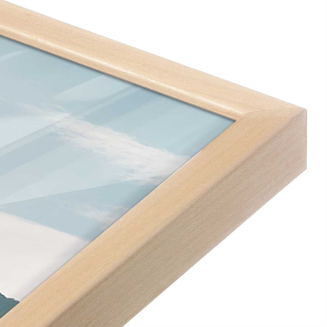 [Color:Raw Maple], Picture of art in a Raw Maple frame at an angle