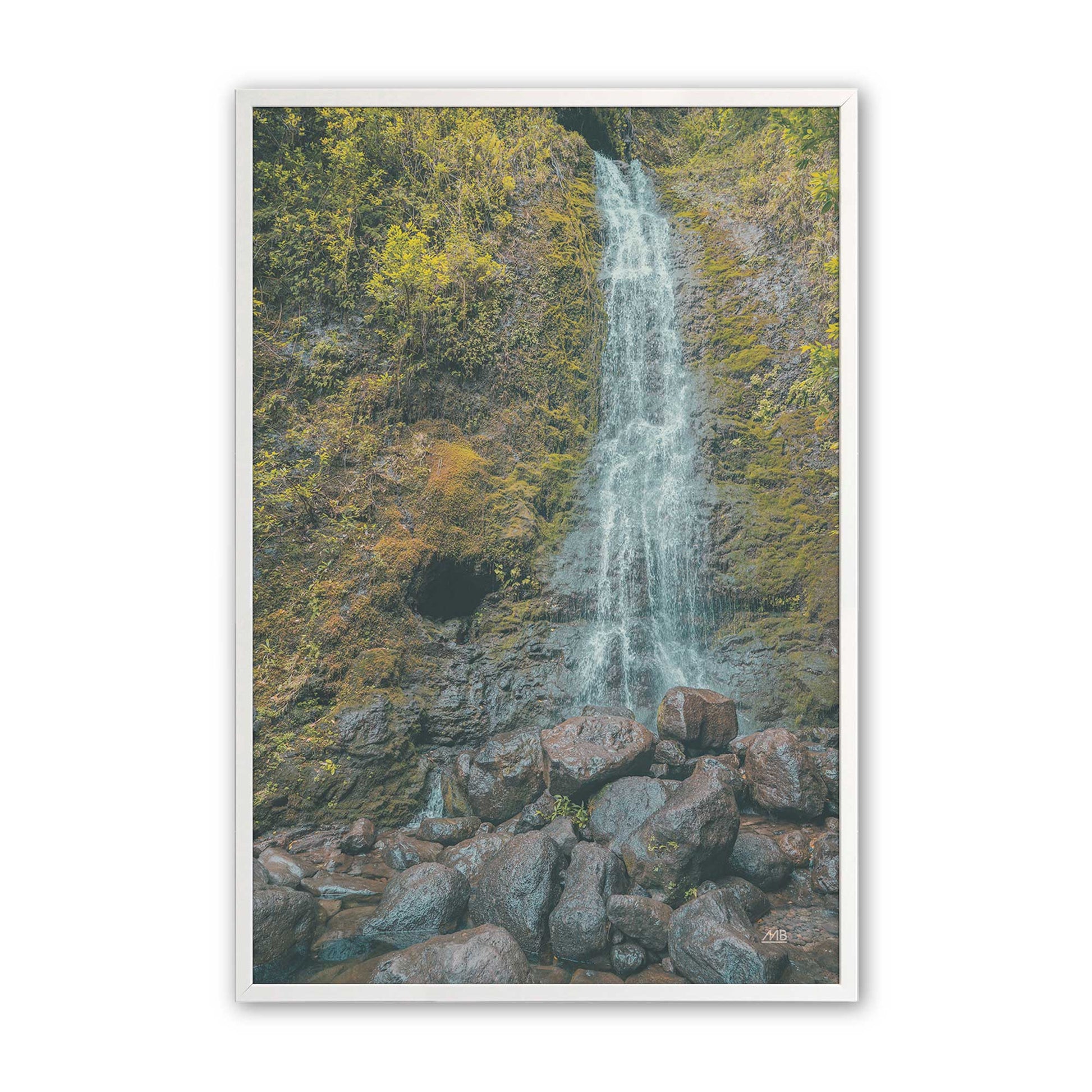 [Color:Opaque White], Picture of art in a Opaque White frame