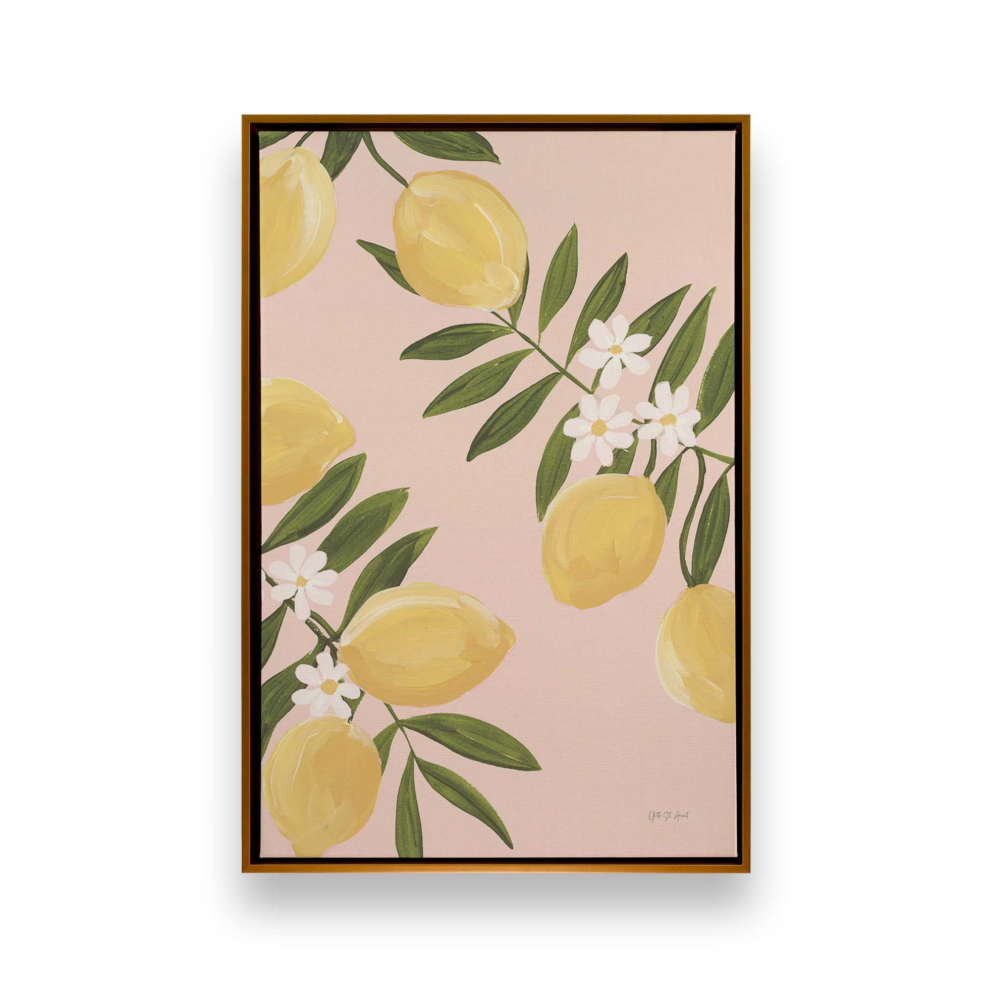 [Color:Polished Gold], Picture of art in a Polished Gold frame