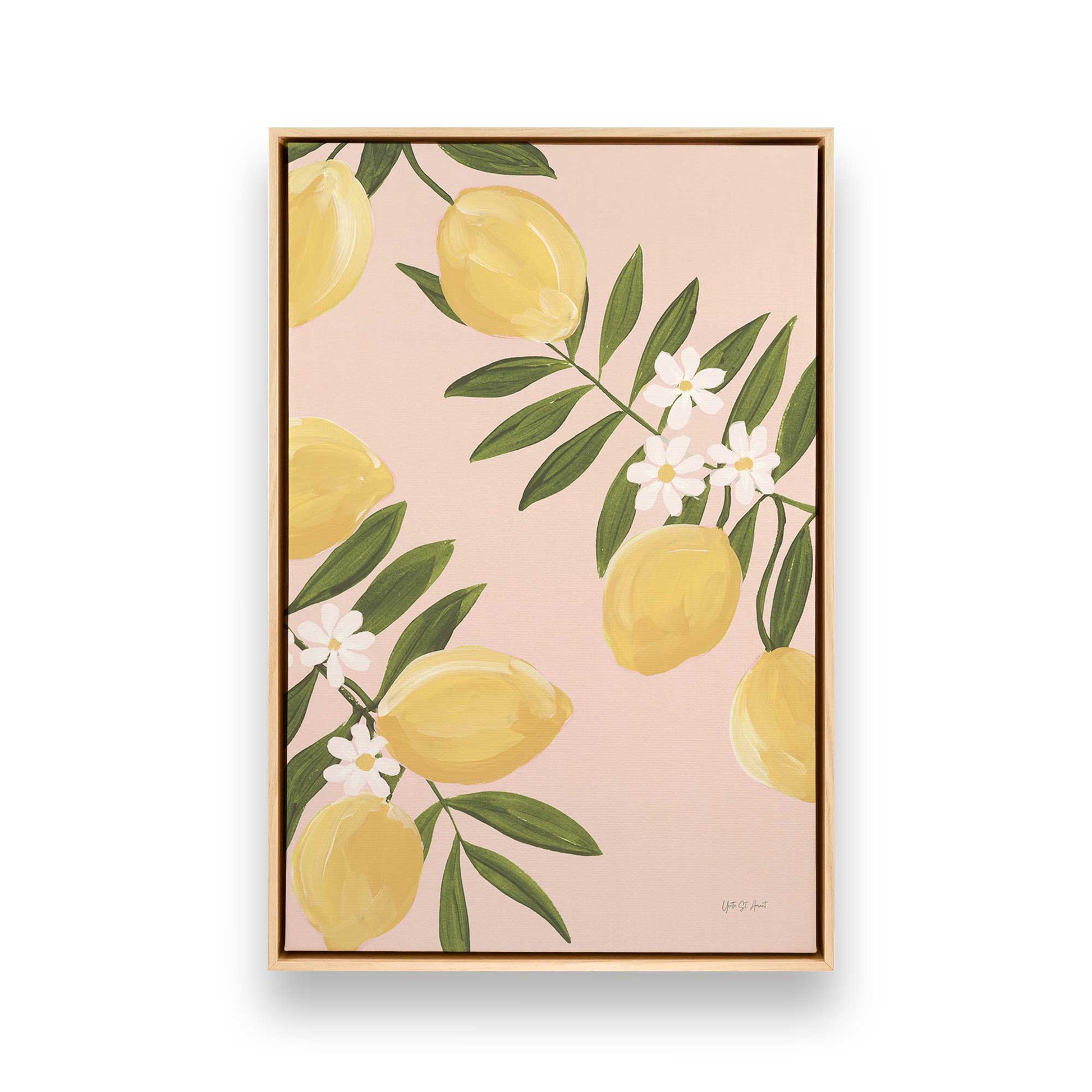 [Color:American Maple], Picture of art in a American Maple frame