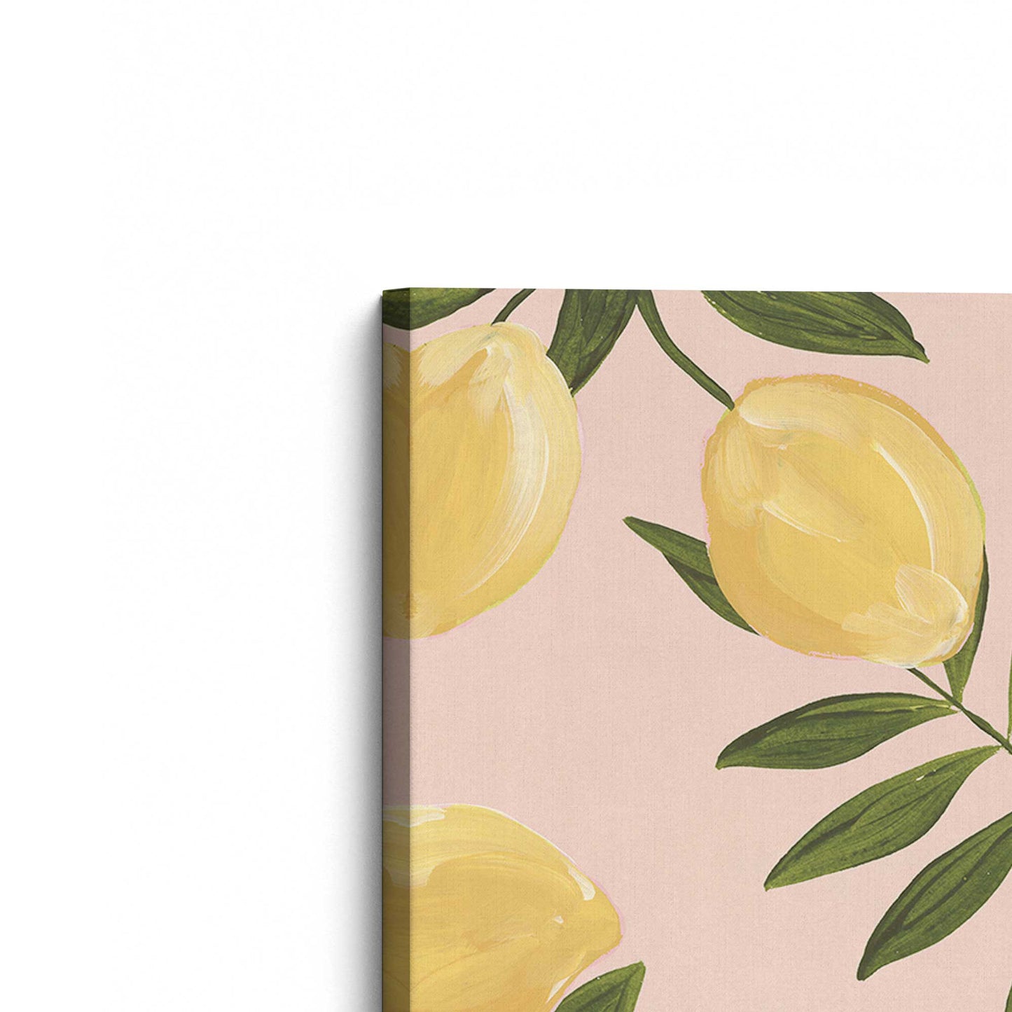 [Color:Stretched Canvas], Picture of the corner of the art