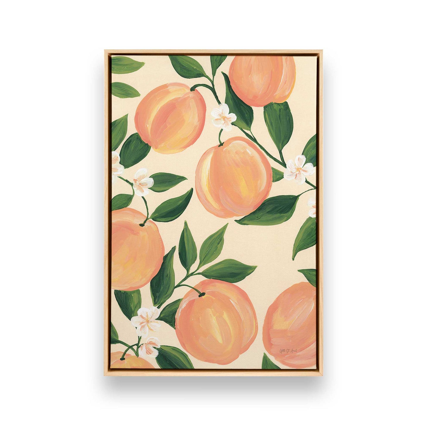 [Color:American Maple], Picture of art in a American Maple frame