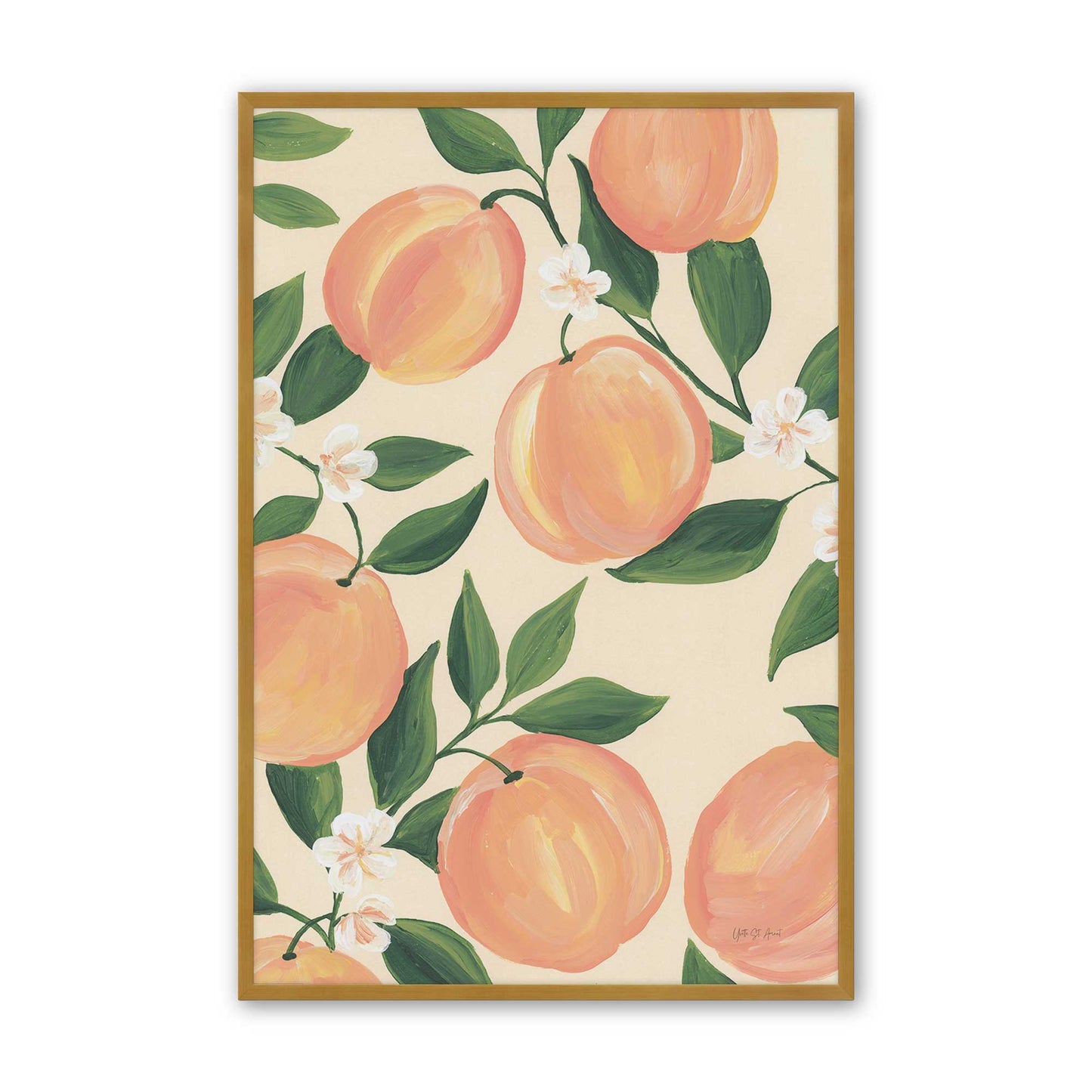 [Color:Polished Gold], Picture of art in a Polished Gold frame