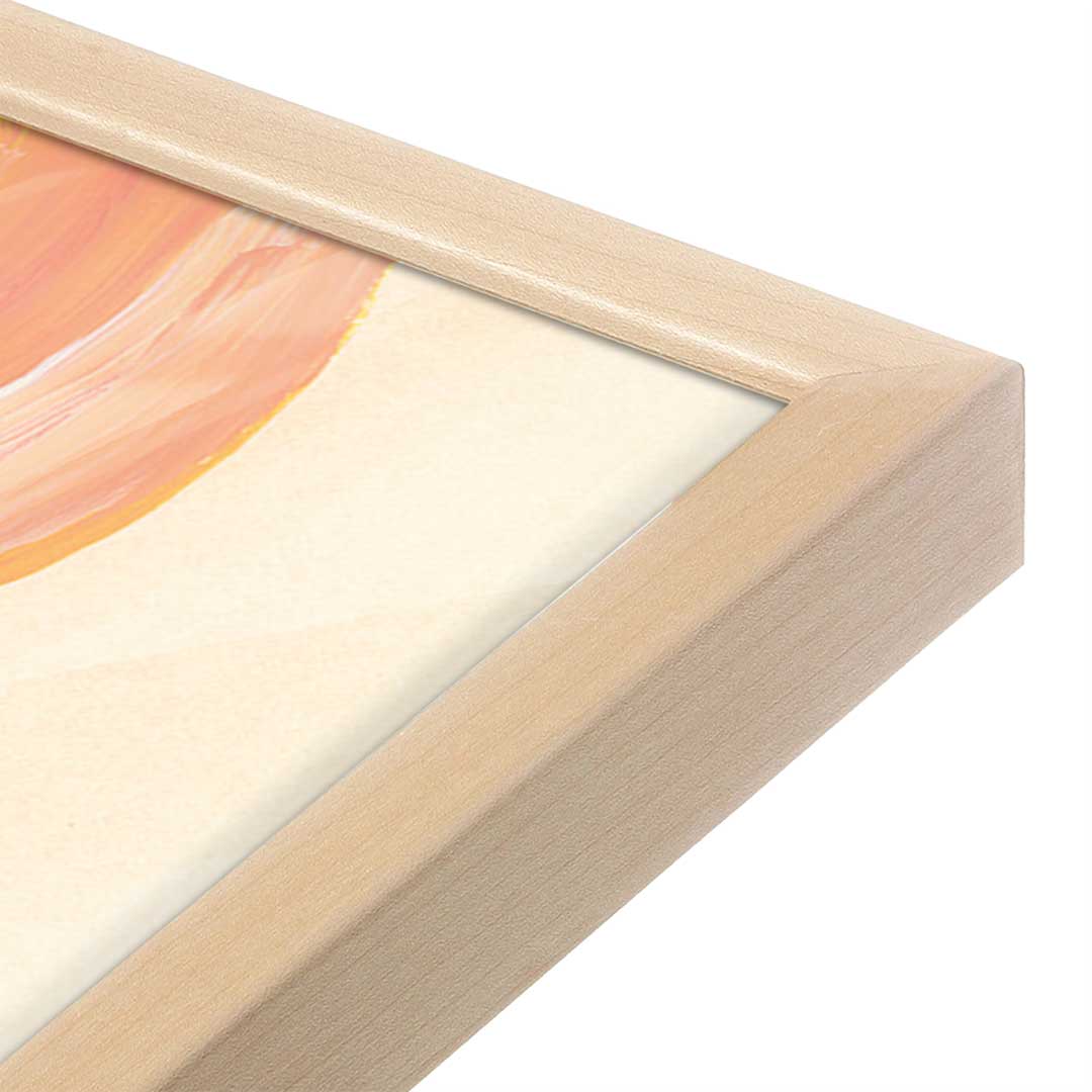 [Color:Raw Maple], Picture of art in a Raw Maple frame at an angle
