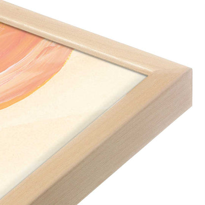 [Color:Raw Maple], Picture of art in a Raw Maple frame at an angle