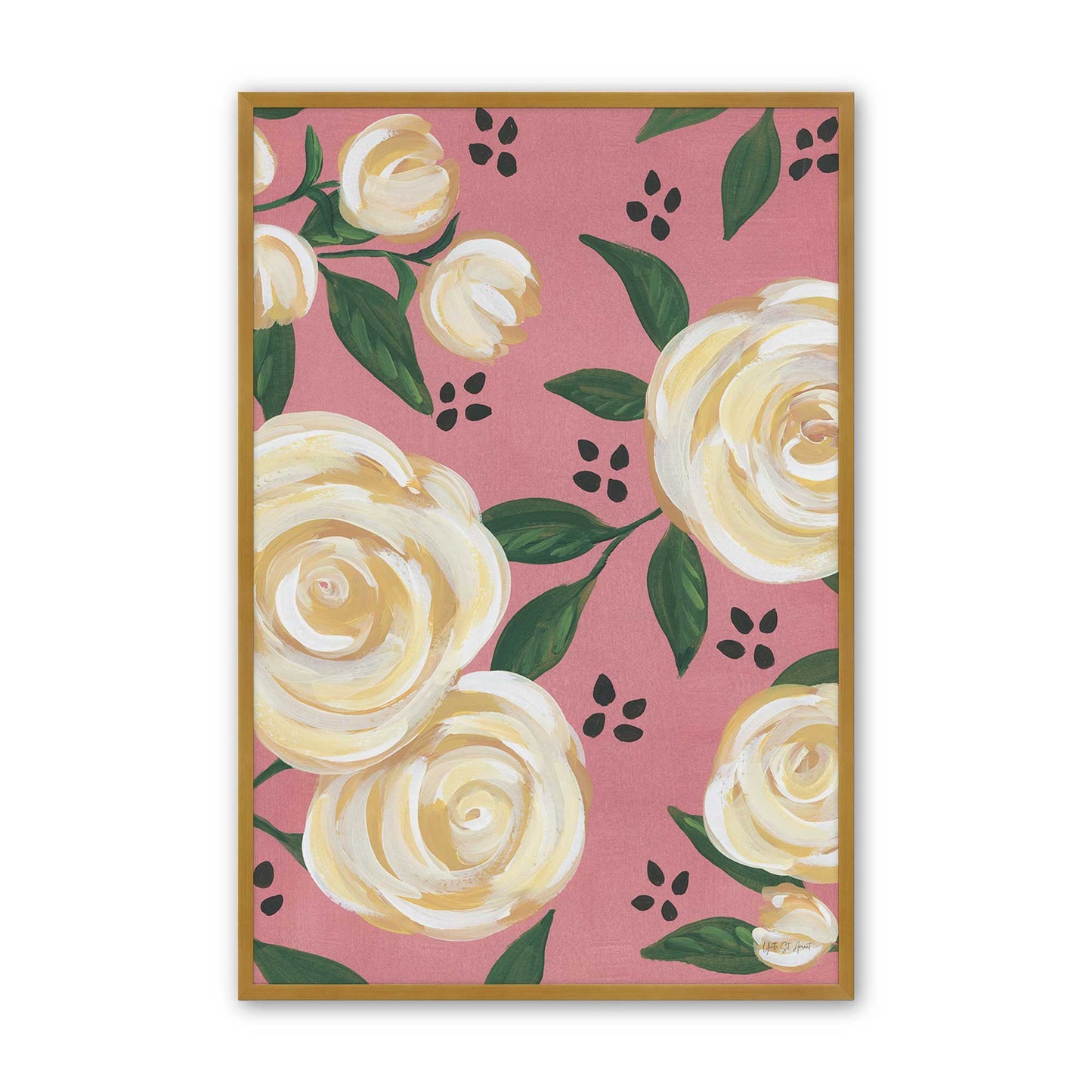 [Color:Polished Gold], Picture of art in a Polished Gold frame