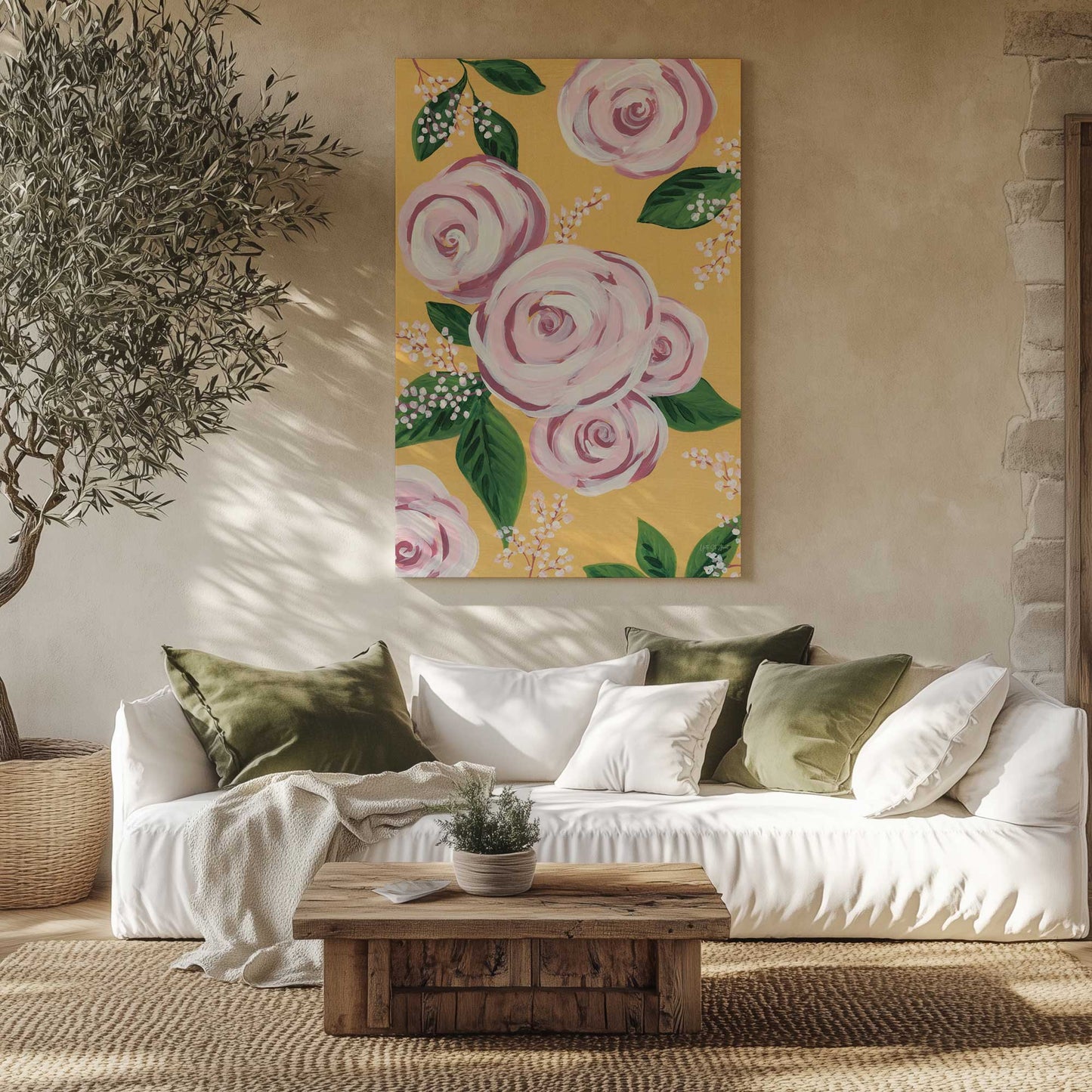 Picture of art in a room