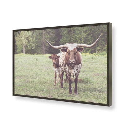 [Color:Satin Black], Picture of art in a Satin Black frame of the corner