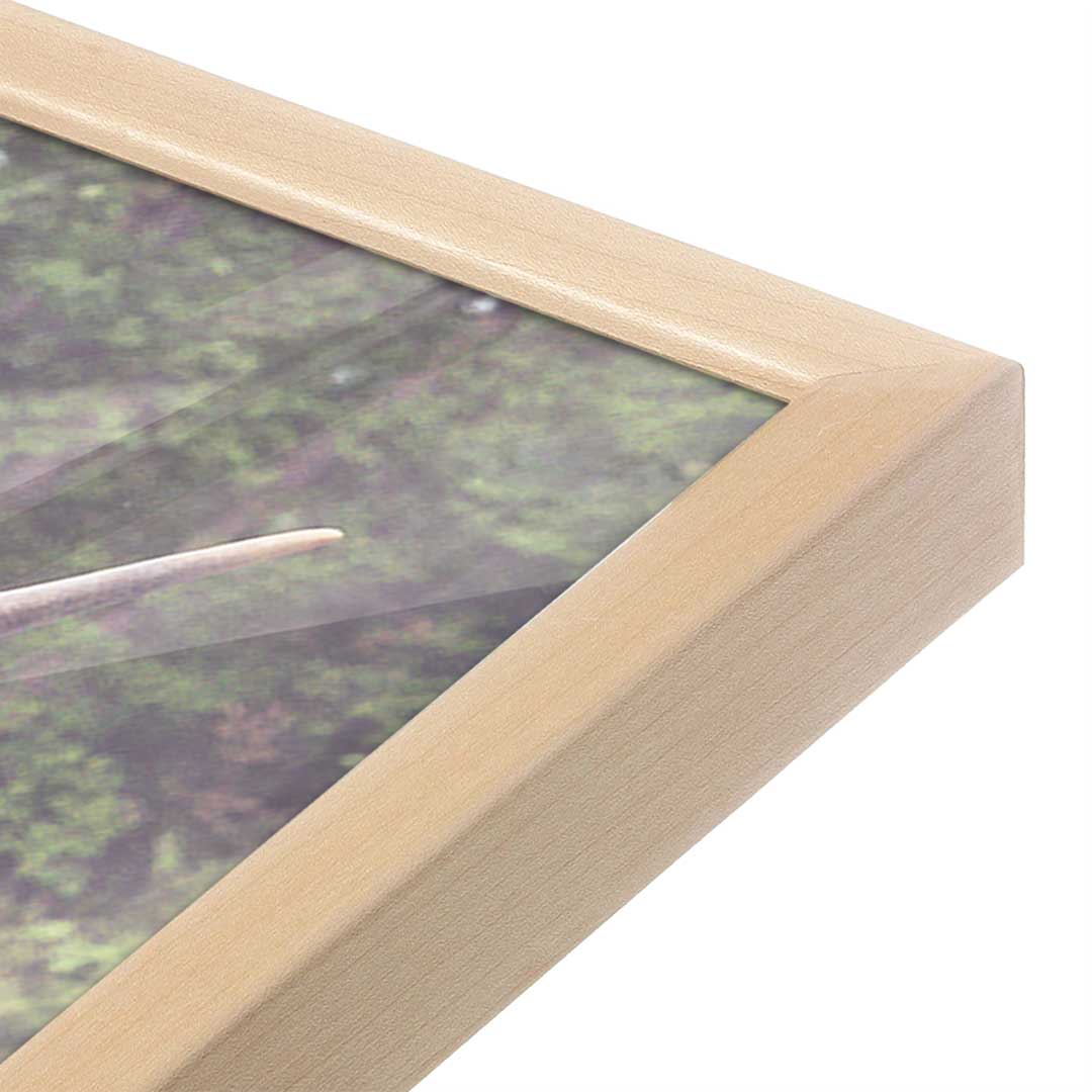 [Color:Raw Maple], Picture of art in a Raw Maple frame at an angle