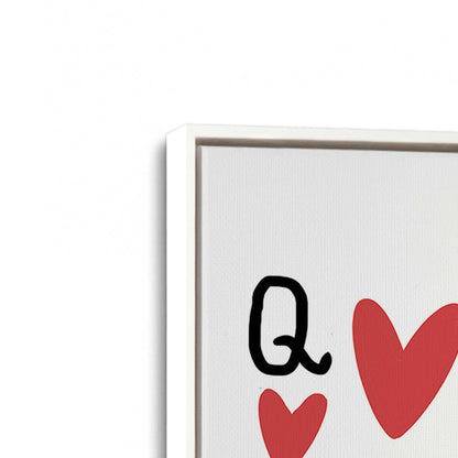 [Color:Opaque White], Picture of art in a White frame at an angle