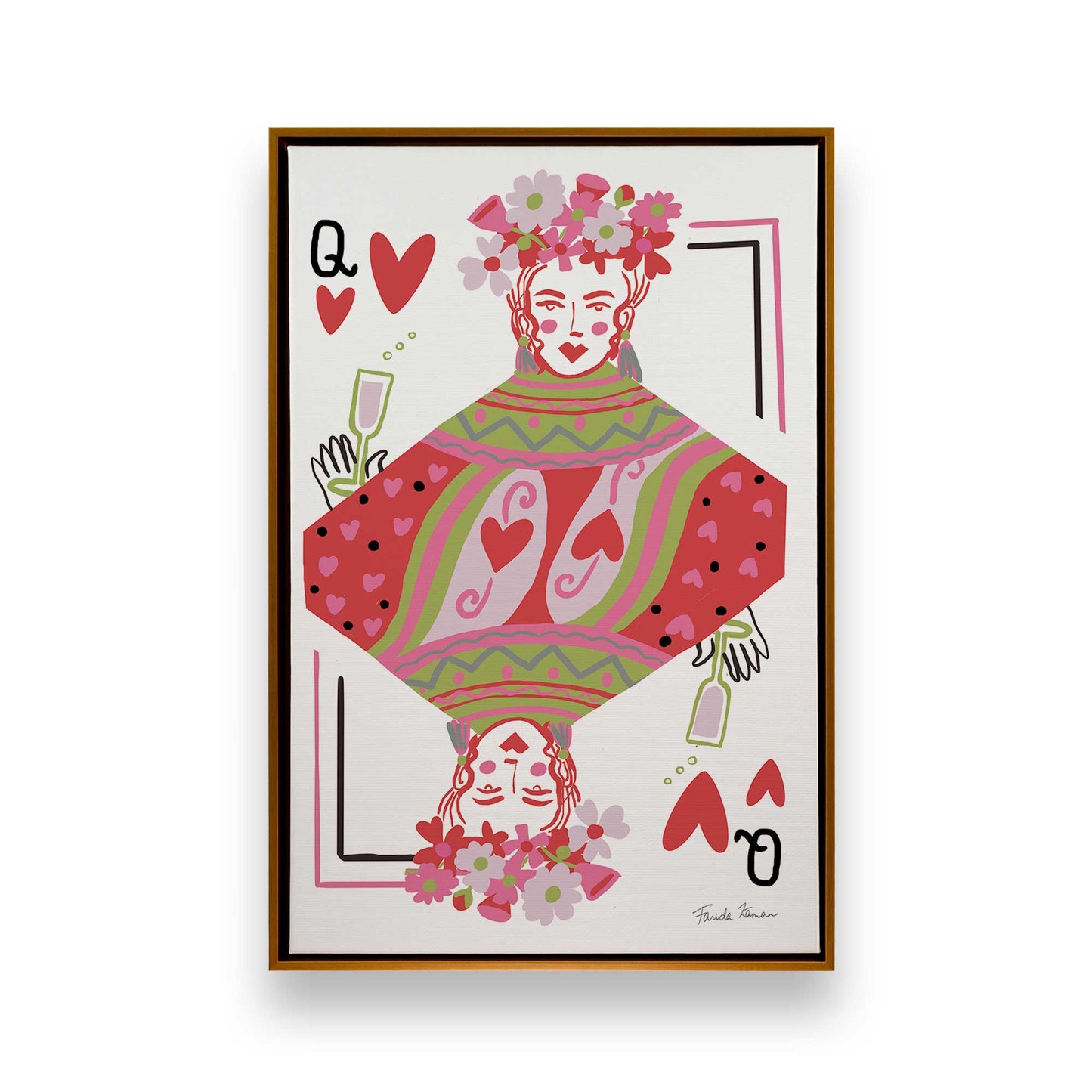 [Color:Polished Gold], Picture of art in a Polished Gold frame