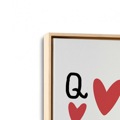 [Color:American Maple], Picture of art in a American Maple frame at an angle