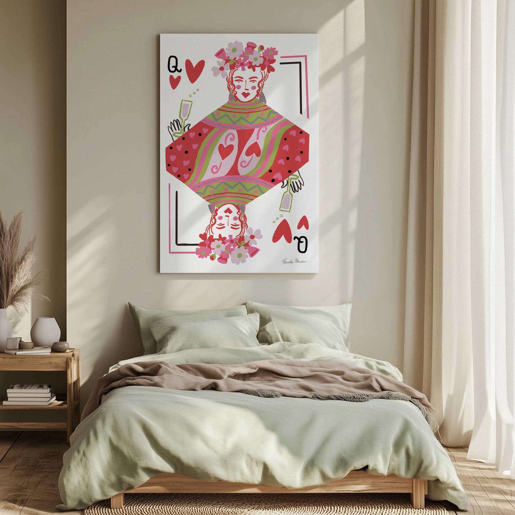 Picture of art in a room