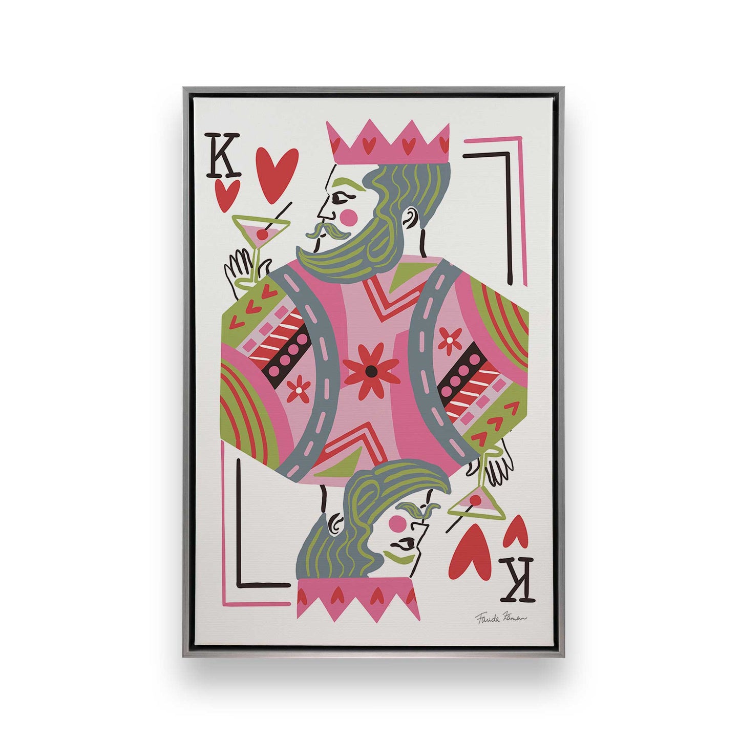 [Color:Polished Chrome], Picture of art in a Polished Chrome frame