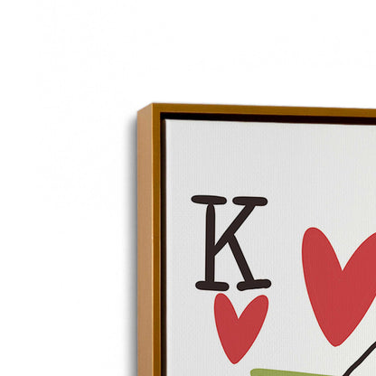 [Color:Polished Gold], Picture of art in a Polished Gold frame at an angle