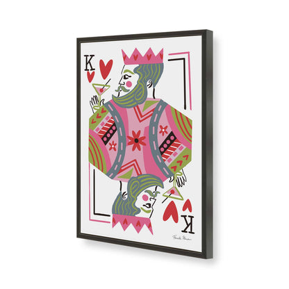 [Color:Satin Black], Picture of art in a Satin Black frame of the corner