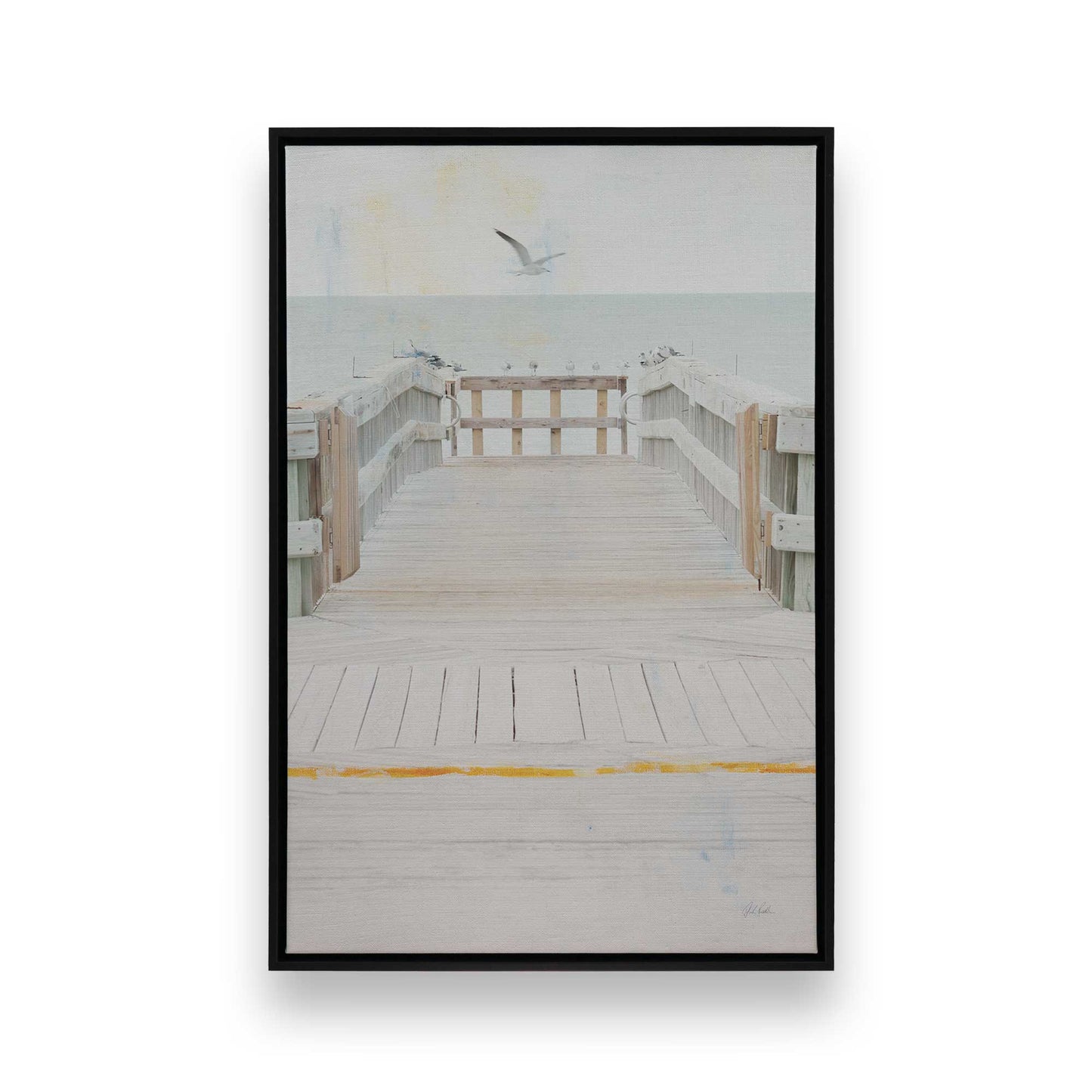 [Color:Satin Black], Picture of art in a Satin Black frame