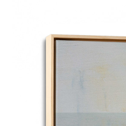 [Color:American Maple], Picture of art in a American Maple frame at an angle