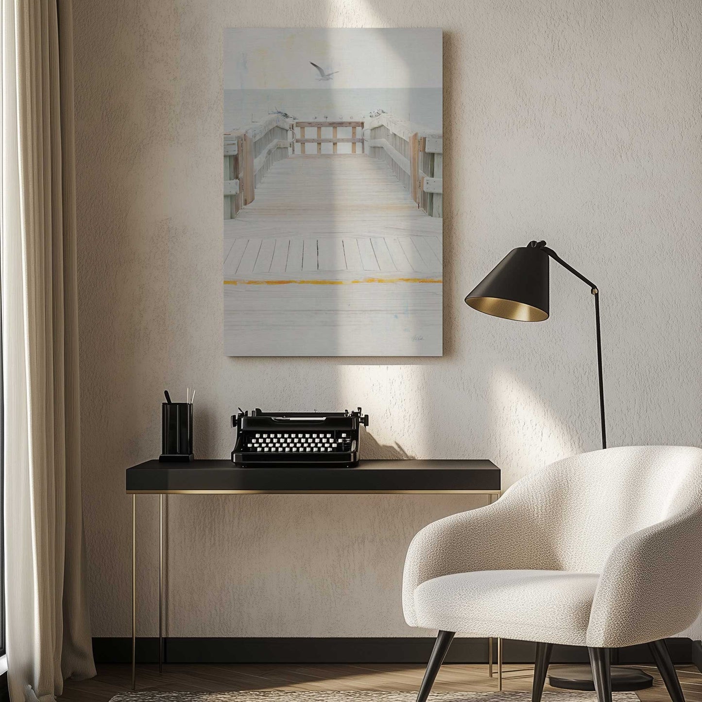 Picture of art in a room