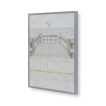 [Color:Polished Chrome], Picture of art in a Polished Chrome frame of the corner