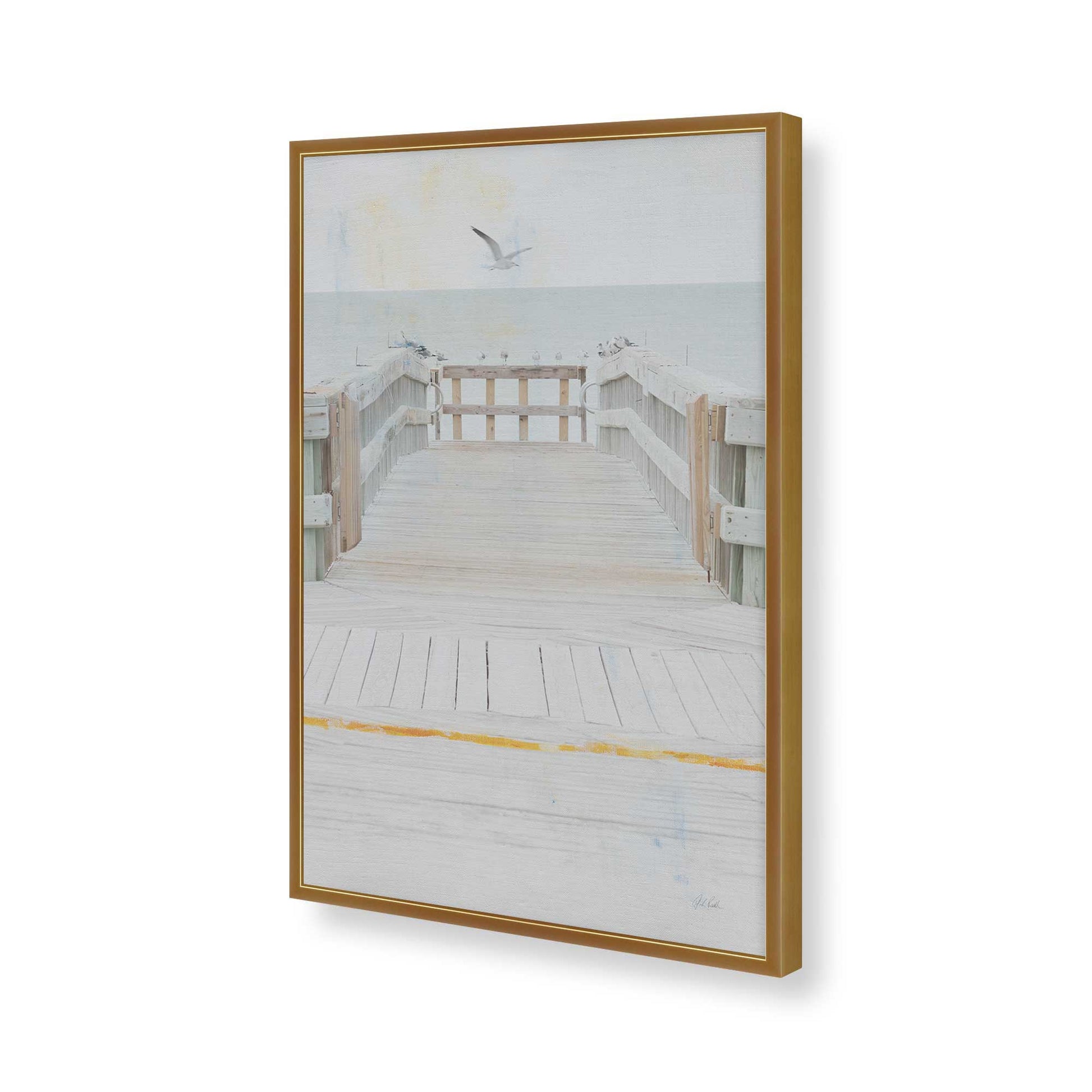 [Color:Polished Gold], Picture of art in a Polished Gold frame of the corner