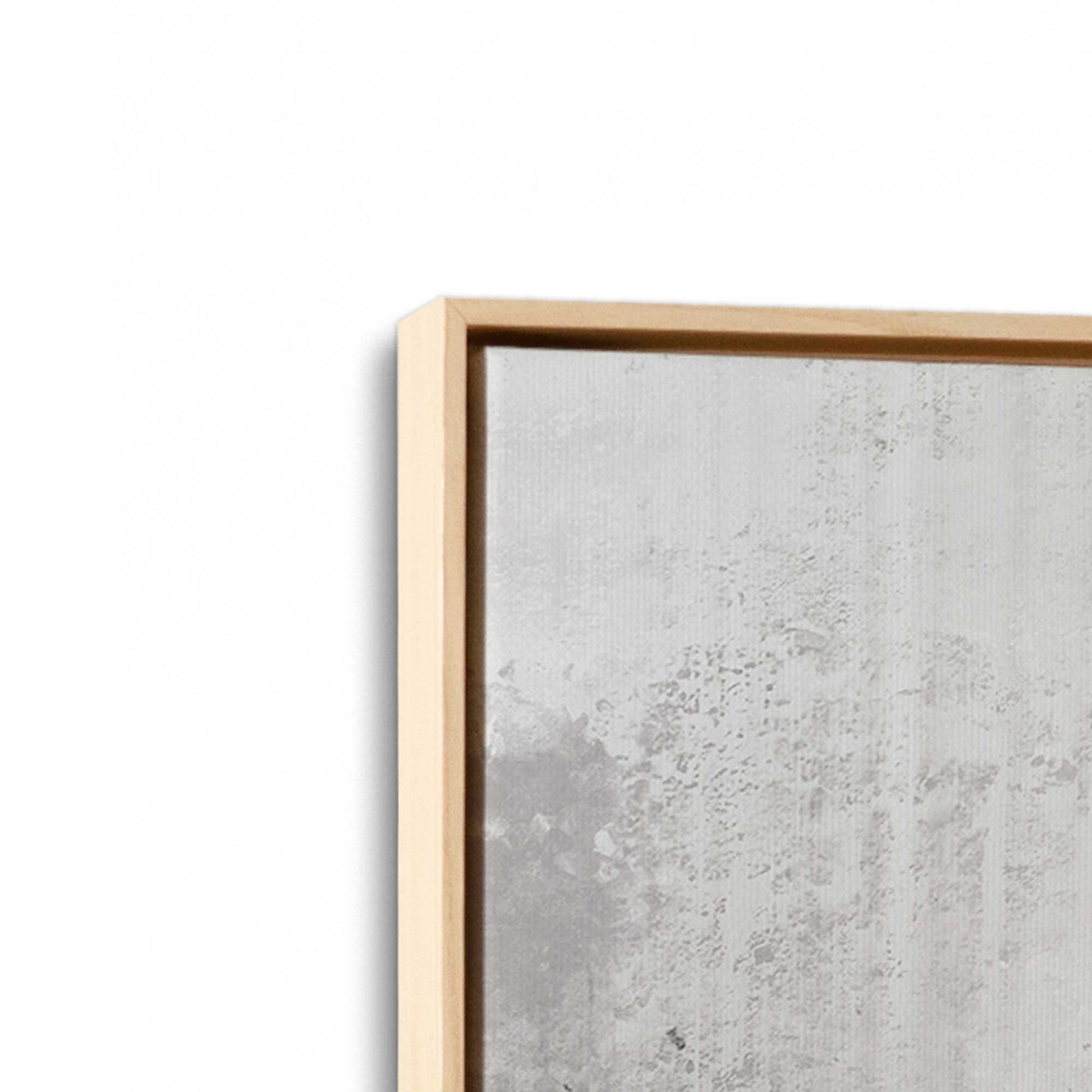[Color:American Maple], Picture of art in a American Maple frame at an angle