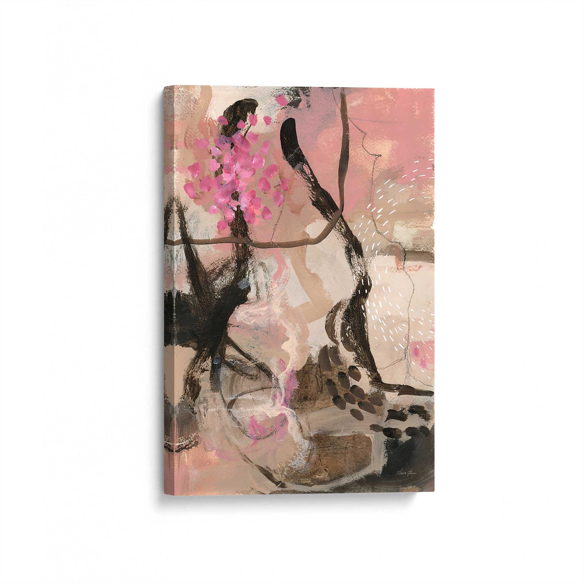 [Color:Stretched Canvas], Picture of art at an angle