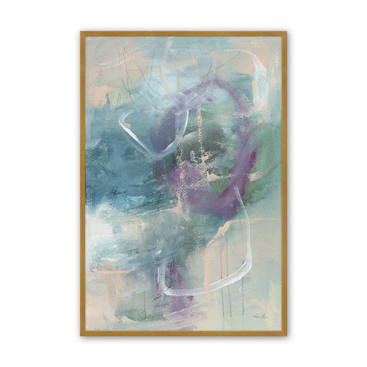 [Color:Polished Gold], Picture of art in a Polished Gold frame