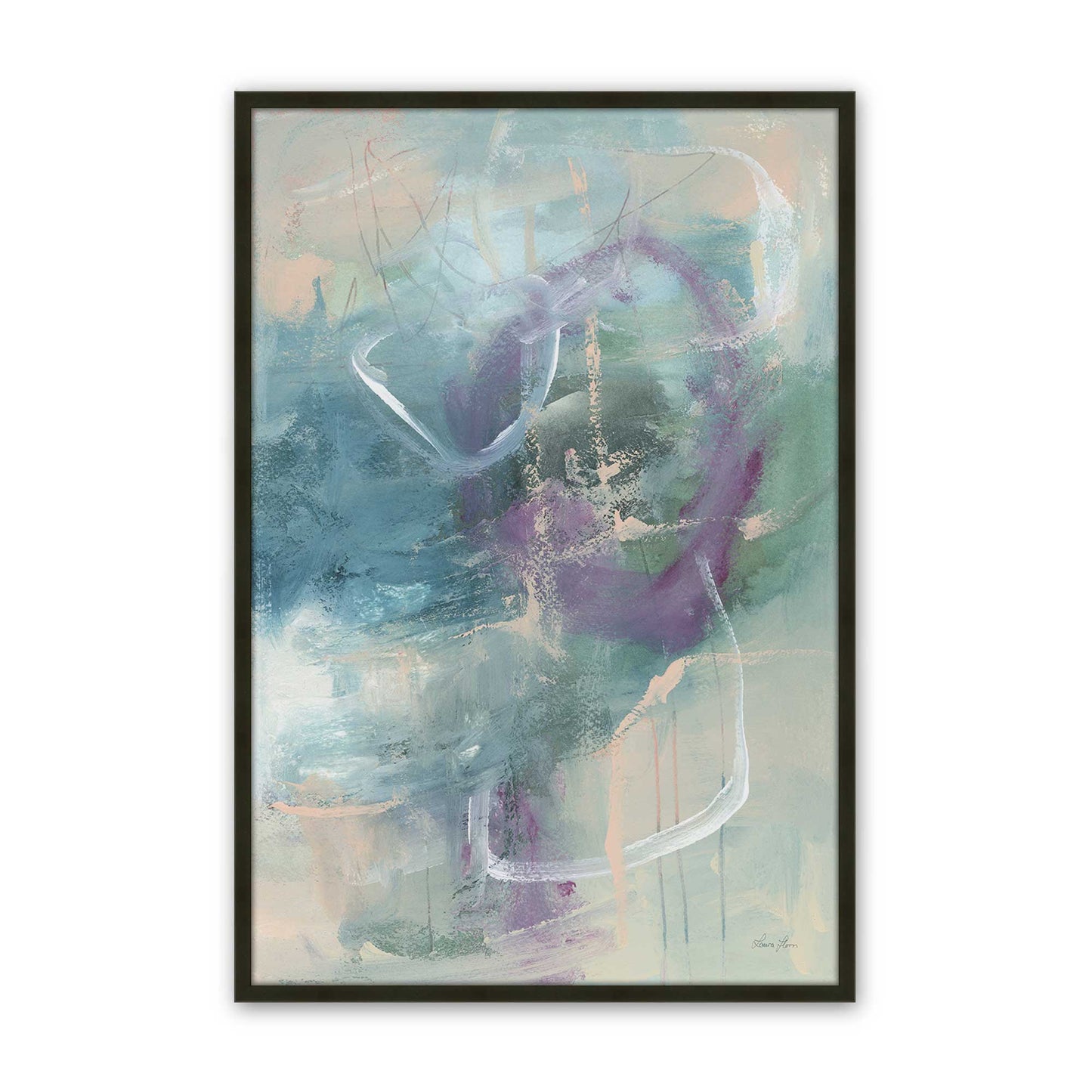 [Color:Satin Black], Picture of art in a Satin Black frame