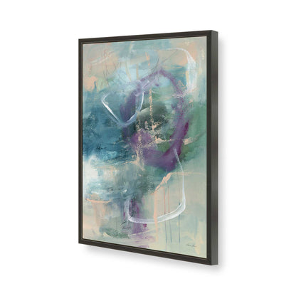 [Color:Satin Black], Picture of art in a Satin Black frame of the corner